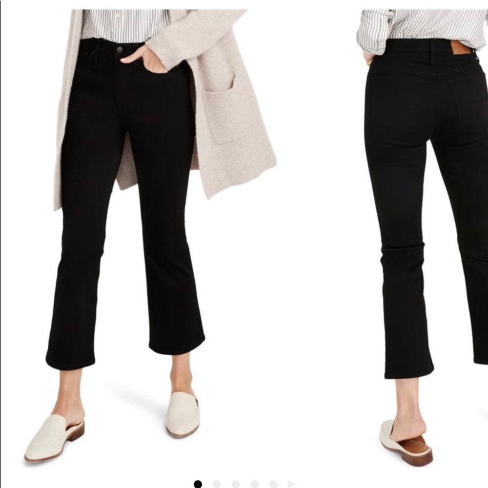 NWT, Madewell Cali high waist crop semi boot jeans